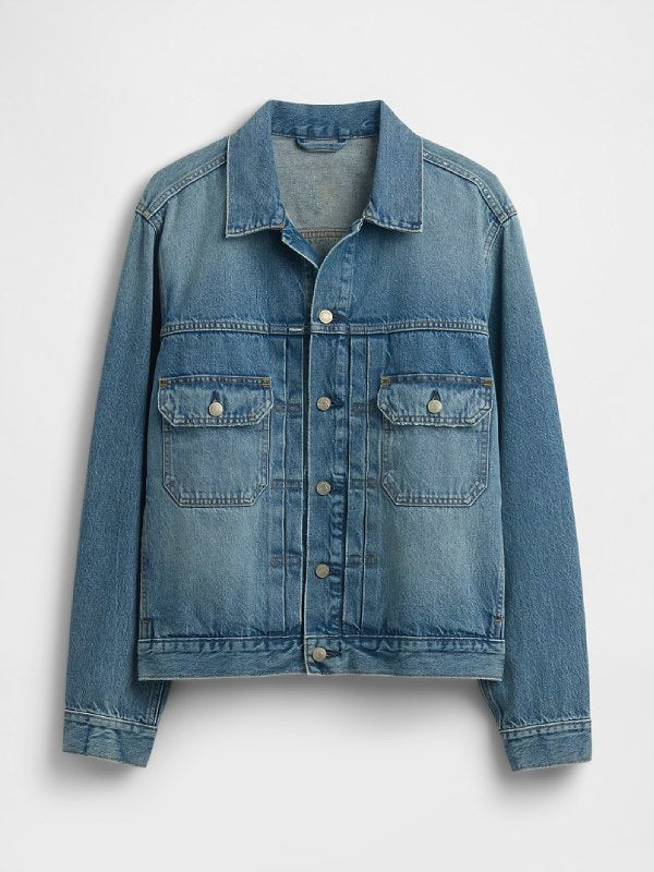 Euphoria S3 Zendaya Blue Denim Buttoned Closure Jacket