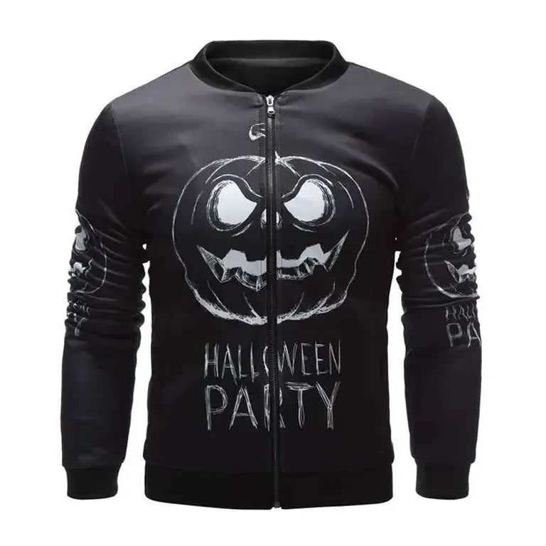 Halloween Party Black Bomber Jacket