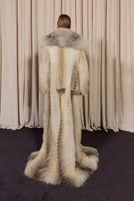 Kai Cenat VIVET 2026 Faux Fur Overcoat
