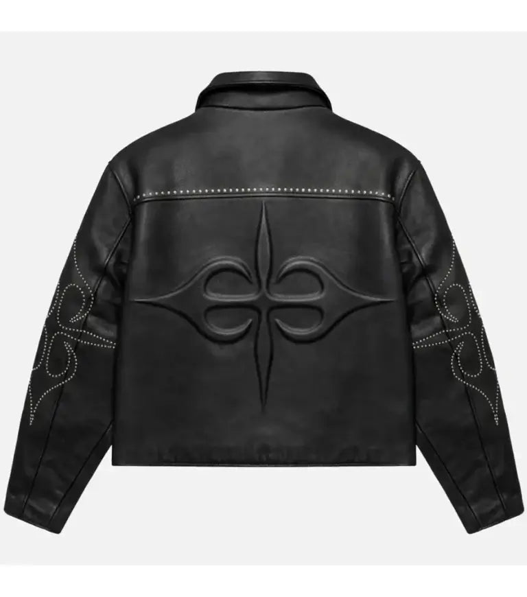 Kai Cenat VIVET 2026 Signature Black Leather Jacket
