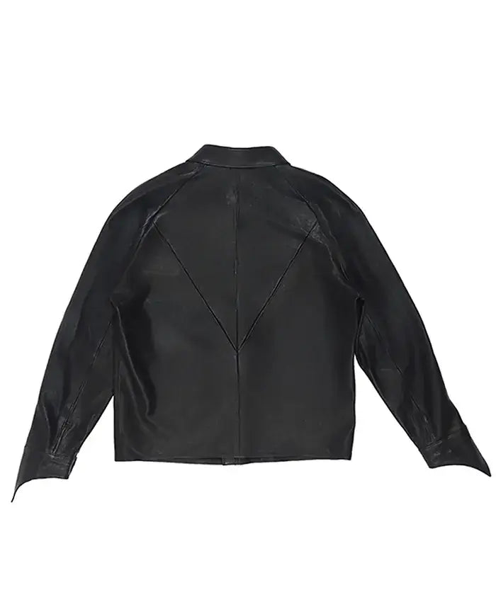 Kai Cenat VIVET Collection 2026 Black Leather Jacket