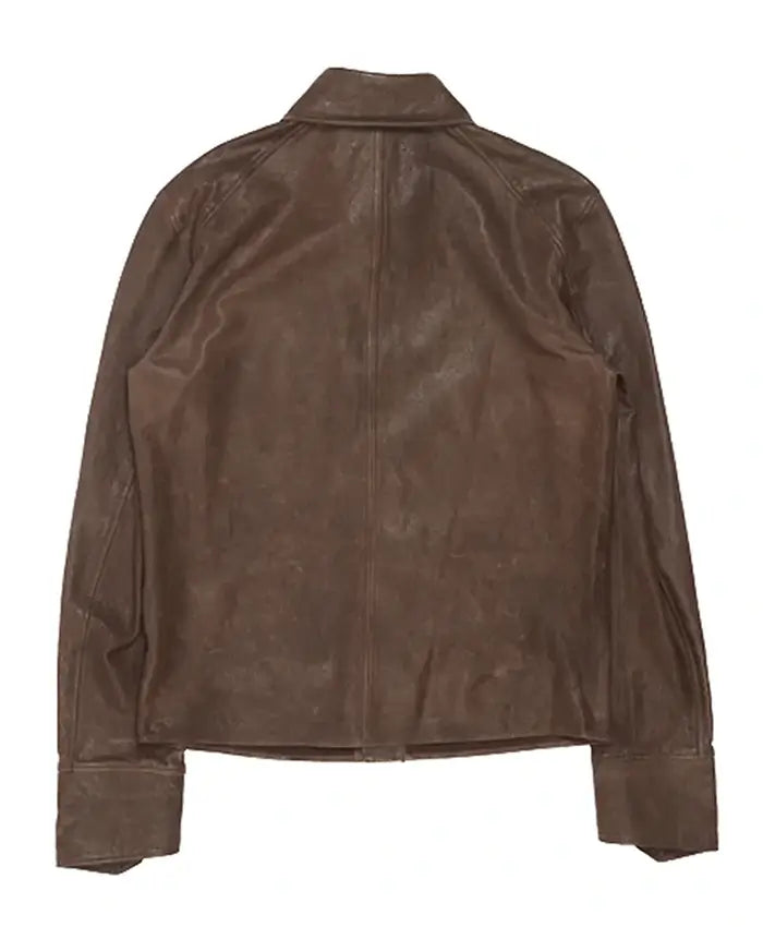 Kai Cenat VIVET Collection 2026 Brown Leather Jacket