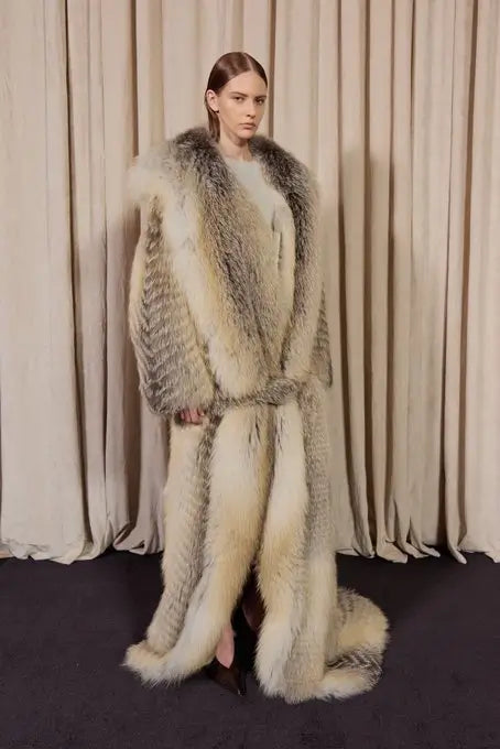 Kai Cenat VIVET Collection 2026 Faux Fur Long Coat