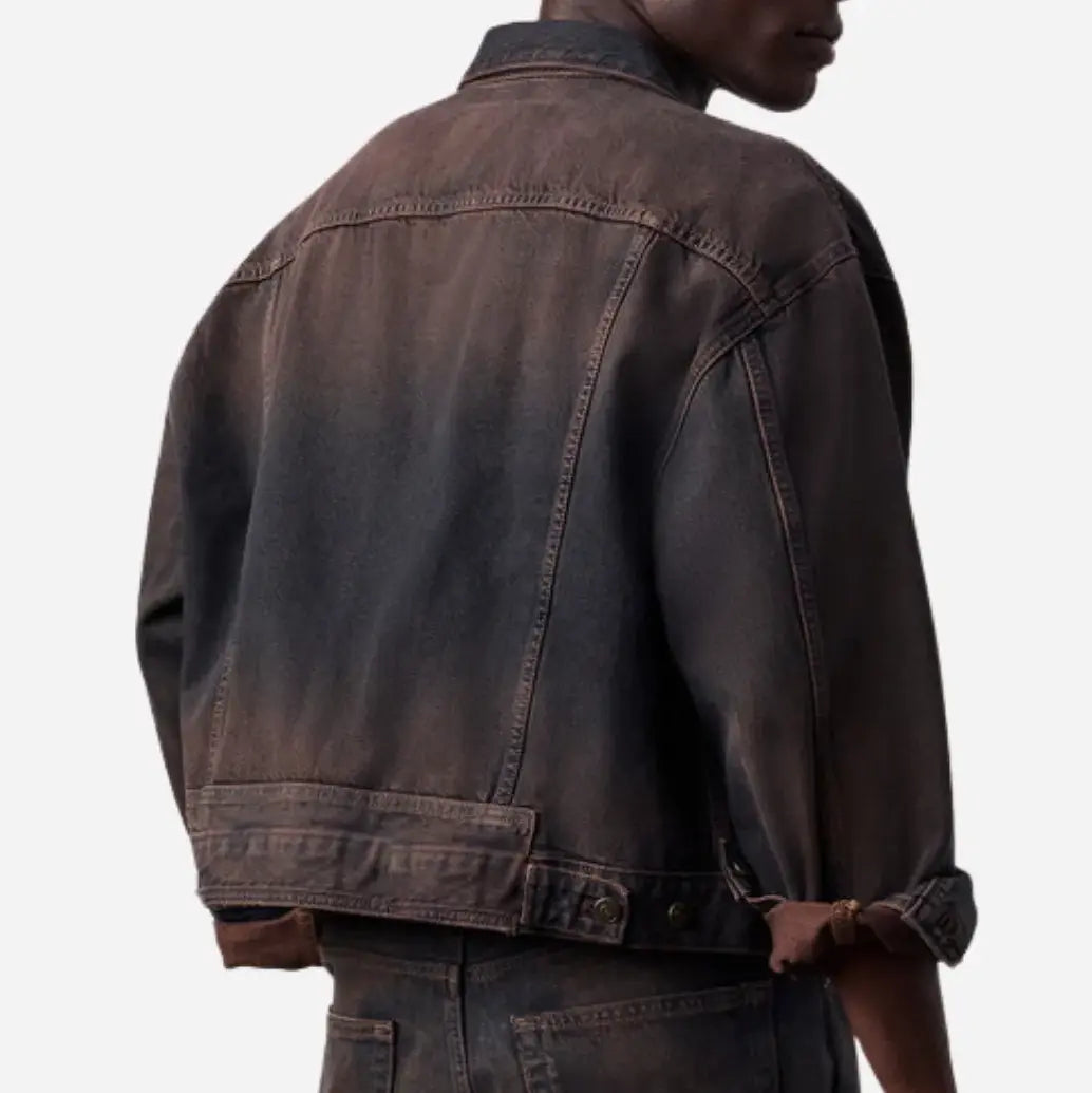 Kook x Jung 90s  Black Denim Calvin Klein Jacket