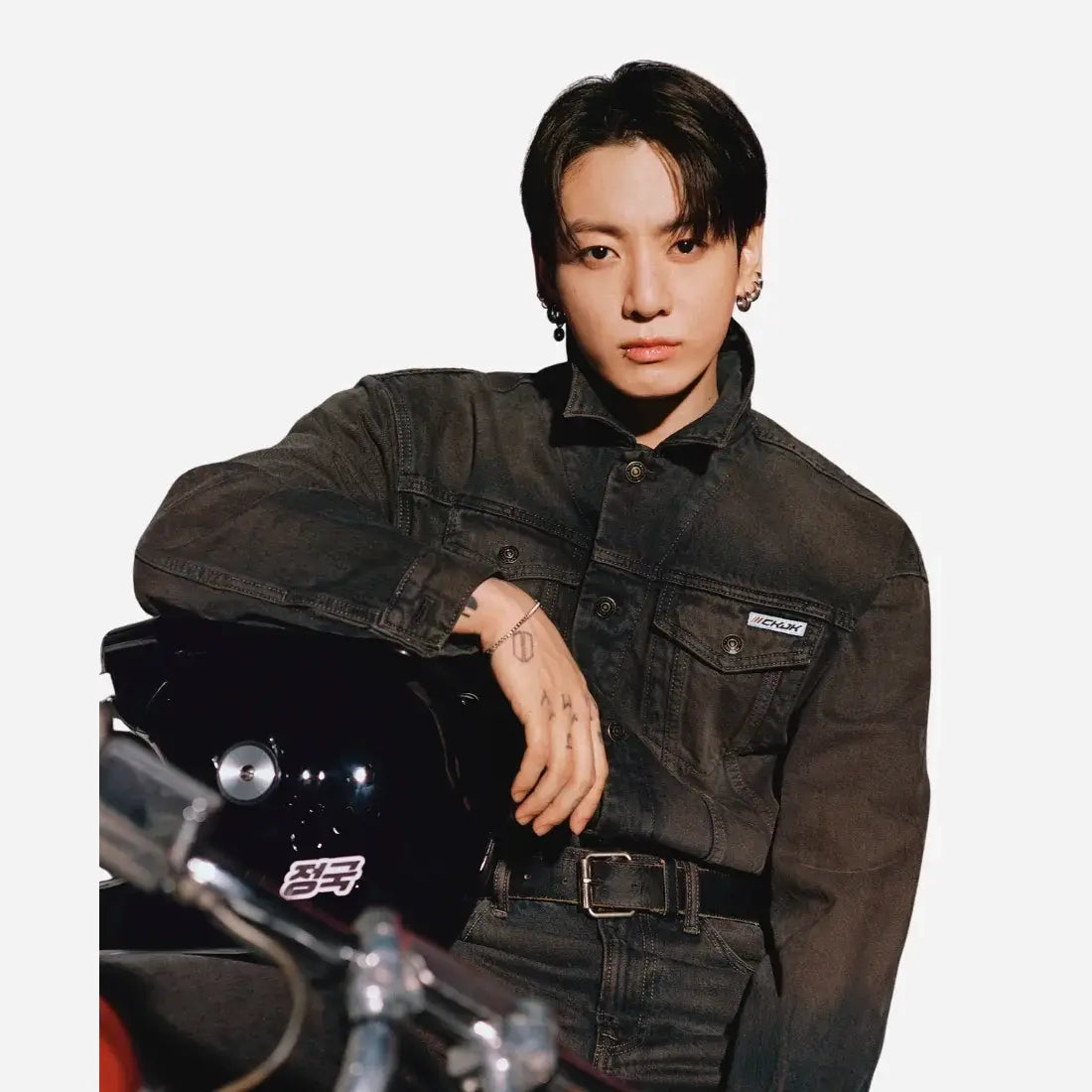 Kook x Jung 90s Calvin Klein Black Denim Jacket