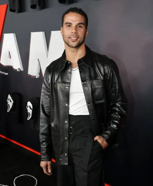 Scream 7 Premiere Mason Gooding Leather Jacket