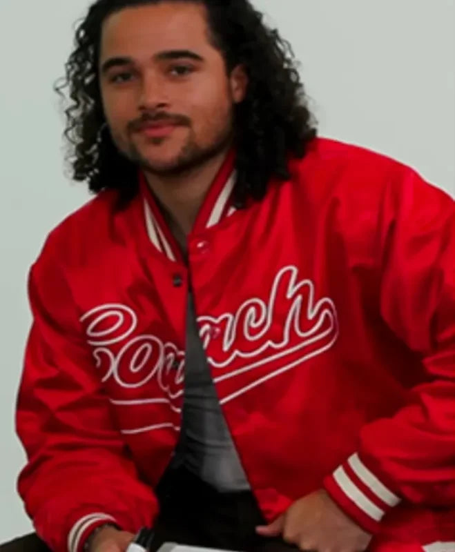 Off Campus John Tucker Red Varsity  Red Jacket