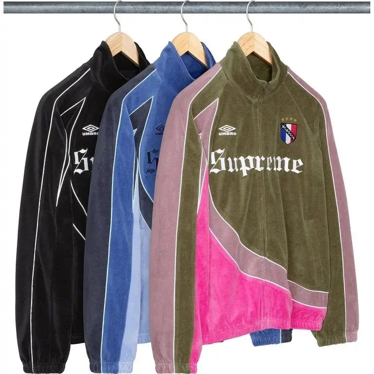 Supreme x Umbro Velour Track Jacket